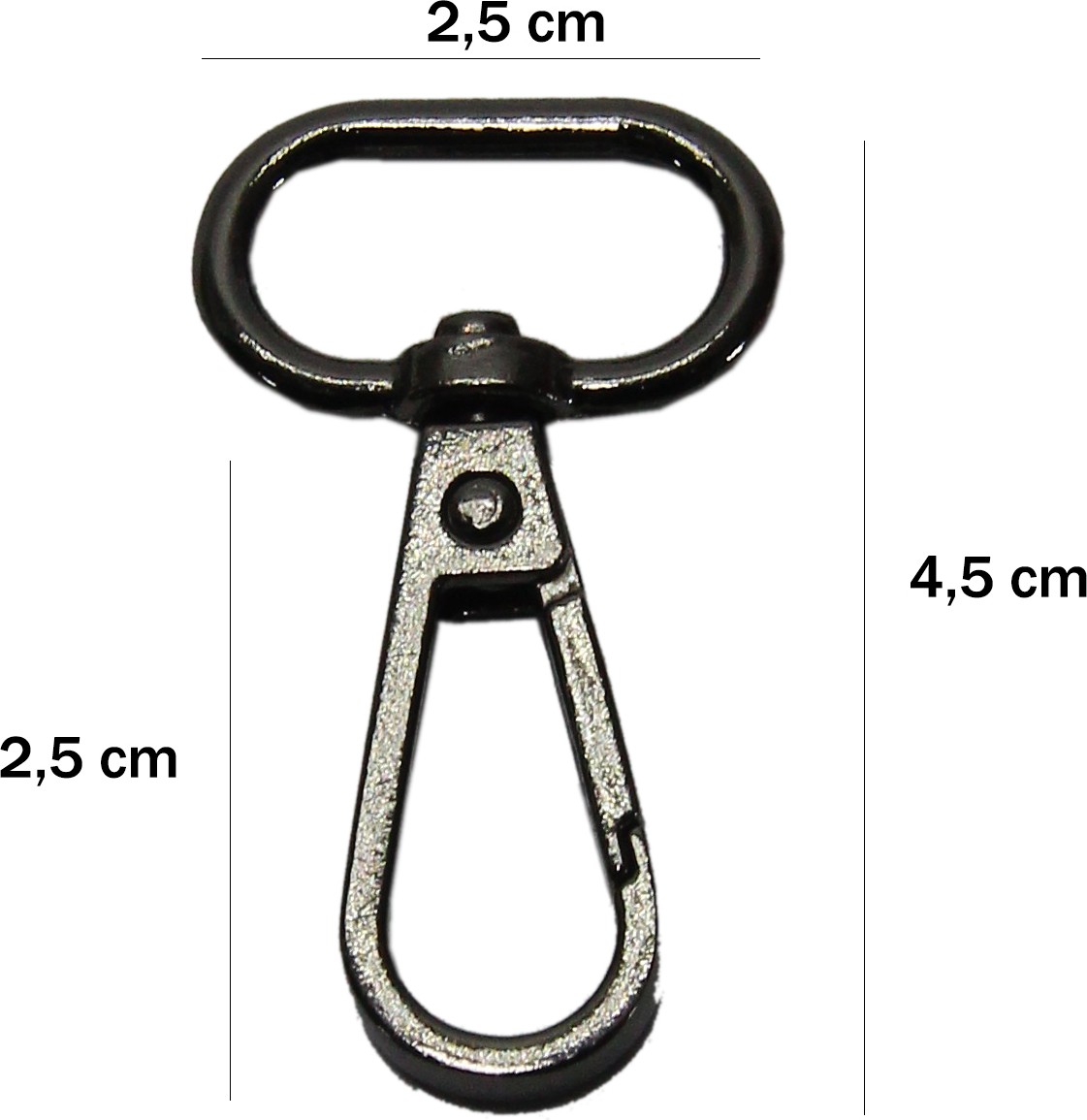 Ala Depo Kanca 2,5 cm (4 Adet) Nikel Renk görsel 2