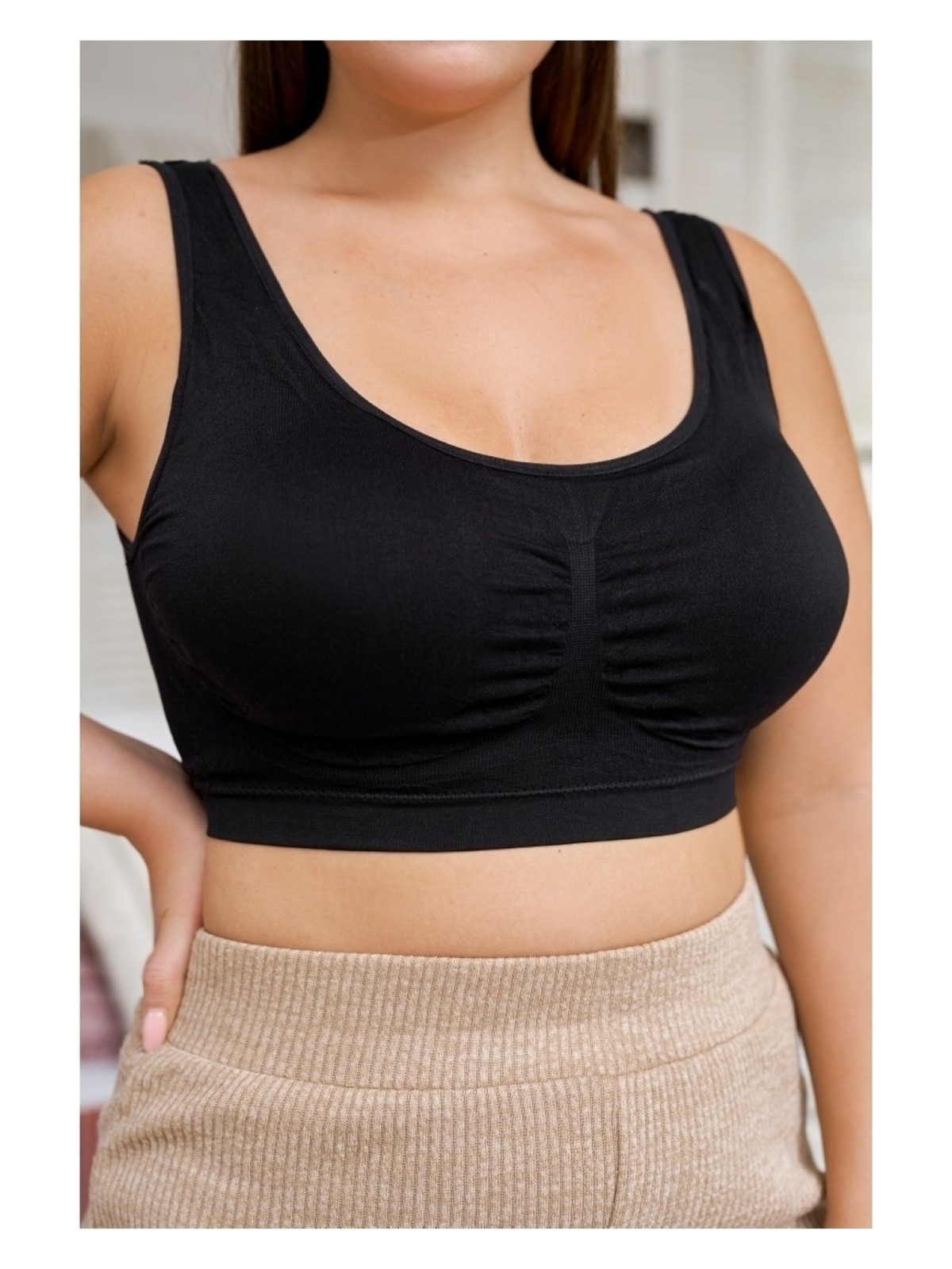 Mistirik Rosella Toparlayıcı Destekli Seamless Korse Pedsiz Sütyen Kancasız ve Kopçasız Esnek Kumaş