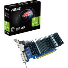 ASUS GEFORCE GT 710 2GB 64bit DDR3 954MHz DVI HDMI Low Profile (GT710-SL-2GD3-BRK-EVO) EKRAN KARTI