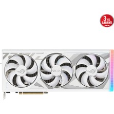 ASUS GEFORCE ROG RTX 4090 24GB 384bit GDDR6X 2640MHz OC 2xHDMI 3xDP RGB (ROG-STRIX-RTX4090-O24G-WHITE) DLSS3 EKRAN KARTI