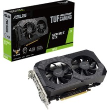 ASUS GEFORCE TUF GTX 1650 4GB 128bit GDDR6 1620MHz OC DVI HDMI DP (TUF-GTX1650-4GD6-P-V2-GAMING) EKRAN KARTI