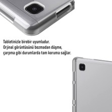 Jolita Samsung Galaxy Tab A7 T500 T505 Uyumlu Şeffaf Silikon 10.4 Inç Tablet Kılıfı Kapak Renksiz