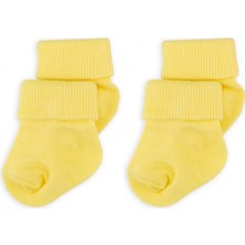 Novibaby 2'li Bambu Bebek Çorap I Yenidoğan Bebek Çorabı