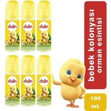 Dalin Bebek Kolonyası Sprey Orman Esintisi 100 ml 6 Adet