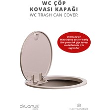 Okyanus Home Vizon Yuvarlak Yedek Çöp Kovası Kapağı