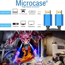 Microcase Oyun Konsolları Monitörler TV için Yüksek Hızlı 4K Ultra HD HDMI Kablo 3 metre -AL3772