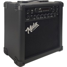 Midex MGA-25XBK Şarjlı Elektro Gitar Amfisi 25 WATT Gain Bluetooth Usb Distortion