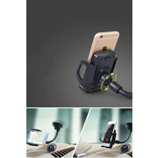 Hiqonic Akrobat Telefon Tutucu Araç Içi Apple iPhone Xiaomi Huawei Samsung Oppo Uyumlu Araba Aksesua