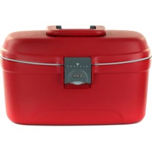 Roncato Unisex Güzellik Çantası (Makyaj Valizi) 50026809 Roncato Light Beauty Case Rosso 36X22X21