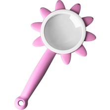 5x Büyüteç Cam Çocuk Oyuncağı Yürüyüş Kampı Açık Aktiviteleri Pembe (Yurt Dışından)