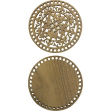 Ala Depo Ahşap Sepet-Çanta Tabanı 20 cm Açık Meşe Çift Yüz 3 mm Mdf