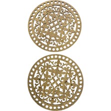 Ala Depo Ahşap Sepet-Çanta Tabanı 20 cm Açık Meşe Çift Yüz 3 mm Mdf