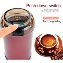 Haitn 400 W Elektrikli Kahve Öğütücü Mini Mutfak Tuz Biber Öğütücü Güçlü Baharat Somun Tohum Kahve Çekirdeği Kırıcı Taşlama Makinesi | Manuel Kahve Öğütücüleri (Mor) (Yurt Dışından)