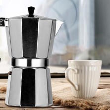 Htun 225ML Kahve Makinesi Alüminyum Mocha Espresso Percolator Pot Kahve Makinesi Moka Pot Espresso Shot Maker Espresso Makinesi | Kahve Kapları (Yurt Dışından)