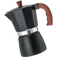 Htun 300 ml Italyan Espresso Soba Üst Kahve Makinesi Percolator Pot 6 Bardak Siyah Alüminyum Alaşım Küçük Mutfak Aletleri Aksesuarları | Kahve Kapları (Yurt Dışından)