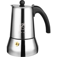 Htun Paslanmaz Çelik Kahve Makinesi Kahve Pot Moka Pot Şofben Kahve Makineleri Su Isıtıcısı Kahve Brewer Latte Percolator Soba Kahve Araçları (Yurt Dışından)