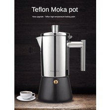 Htun Moka Pot Espresso Ev Cezve Indüksiyon Ocak Isıtma Kahve Makinesi High End Paslanmaz Çelik Ürünler | Kahve Kapları (Yurt Dışından)