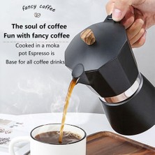 Htun 300 ml Kahve Çaydanlık Alüminyum Italyan Moka Pot Espresso Kahve Makinesi Percolator Soba Kahve Makinesi El Tutulan Kahve Makinesi | Kahve Kapları (Yurt Dışından)