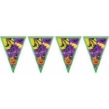 Kidspartim Halloween Üçgen Flama