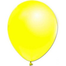 Kidspartim 100 Lü Metalik Sarı Balon 12 Inç