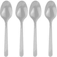 Kidspartim Gümüş Plastik Kaşık