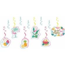 Kidspartim 6 Lı Tavan Süsü Flamingo
