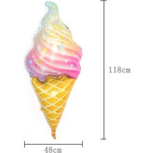 Kidspartim Renkli Dondurma Folyo Balon