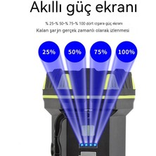 Go Biz Sınır Ötesi Yeni LED Taşınabilir Çift Başlı Projektör Açık Su Geçirmez El Feneri Şarj LED El Feneri Kamp Lambası (Yurt Dışından)