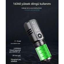 Go Biz Açık Parlak Mini El Feneri, LED Şarj Süper Parlak Uzun Menzilli Taşınabilir Ev Su Geçirmez Bisiklet El Feneri, Güçlü Çok Amaçlı El Feneri Kamp Lambası Reflektör (Yurt Dışından)