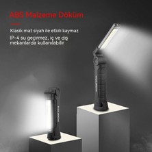 Go Biz El Feneri Seti, Çok Fonksiyonlu Cob Çalışma Işığı, Katlanır Şarj Mıknatısı El Feneri, Onarım LED Onarım Işığı Açık Çadır Işığı, USB Şarj Kamp Işığı Reflektör (Yurt Dışından)