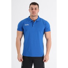 Diadora Liv Kamp Polo T-Shirt Mavi