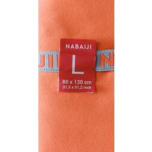 Decathlon Nabaiji Mikrofiber Havlu - L Boy - Turuncu 80 X 130 Cm