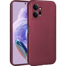 Fibaks Xiaomi Redmi Note 12 Kılıf Premier Yumuşak Sofr Mat Renkli İnce Klasik Standart Silikon Kapak