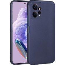 Fibaks Xiaomi Redmi Note 12 Kılıf Premier Yumuşak Sofr Mat Renkli İnce Klasik Standart Silikon Kapak