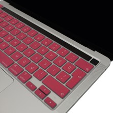 McStorey Macbook Pro Klavye Kılıfı 13inç M1-M2 Türkçe Q Baskı A2338 2289 2251 A2141 ile Uyumlu