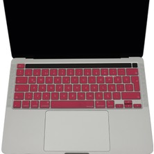 McStorey Macbook Pro Klavye Kılıfı 13inç M1-M2 Türkçe Q Baskı A2338 2289 2251 A2141 ile Uyumlu