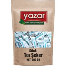 Yazar Stick Şeker 500 gr x 4 Paket