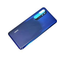 Tkgz Xiaomi Mi Note 10 Lite Arka Kapak Batarya Pil Kapağı (CAM+B-7000) Mavi