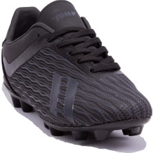 Jump 25850 Siyah Gri Krampon Erkek Futbol Ayakkabı