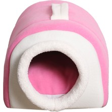 Nerotex Taşınabilir Pembe Kedi Yatağı Yuvası Yıkanabilir