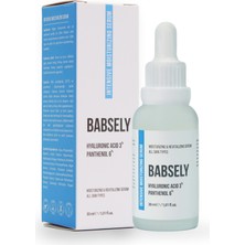 Babsely Tüm Cilt Tiplerine Bakım Için Yoğun Nemlendirici  Serum (Hyaluronic Acid %3 + B5 (Panthenol)