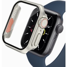Dexmon Apple Watch 45 mm Kasa ve Ekran Koruyucu Watch Ultra Görünümlü Sert Pc Fit Kalıp