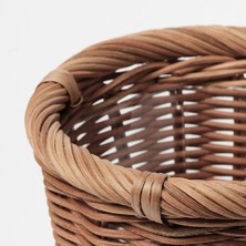 IKEA Hasır Görünümlü ,rattan Saksı Meridyendukkan 12 cm Bitki-Çiçek Saksısı