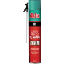 Akfix 600 Genel Amaçlı Pu KÖPÜK 750 ml / 600 gr 12 Adet