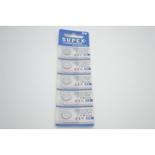 Supex CR1216 3V Lityum Düğme Pil 5 Adet