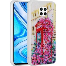 Kılıf Adam Xiaomi Redmi Note 9s Kılıf Simli Desenli Kamera Korumalı Parlak  Popy Kapak