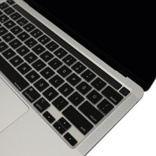 McStorey Macbook Pro Klavye Kılıfı 13inç M1-M2 US-TR A2338 2289 2251 A2141 ile Uyumlu