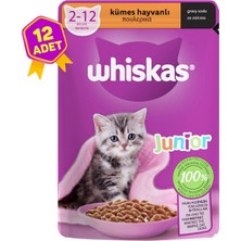 Whiskas Kümes Hayvanlı Pouch Poşet Yavru Kediler Için Tam Konserve Mama 12 x 85 Gr.