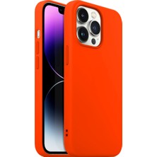 Buff iPhone 14 Pro Max Rubber S Kılıf Neon Orange