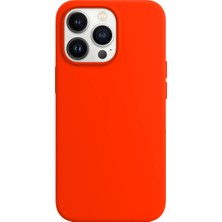 Buff iPhone 14 Pro Max Rubber S Kılıf Neon Orange